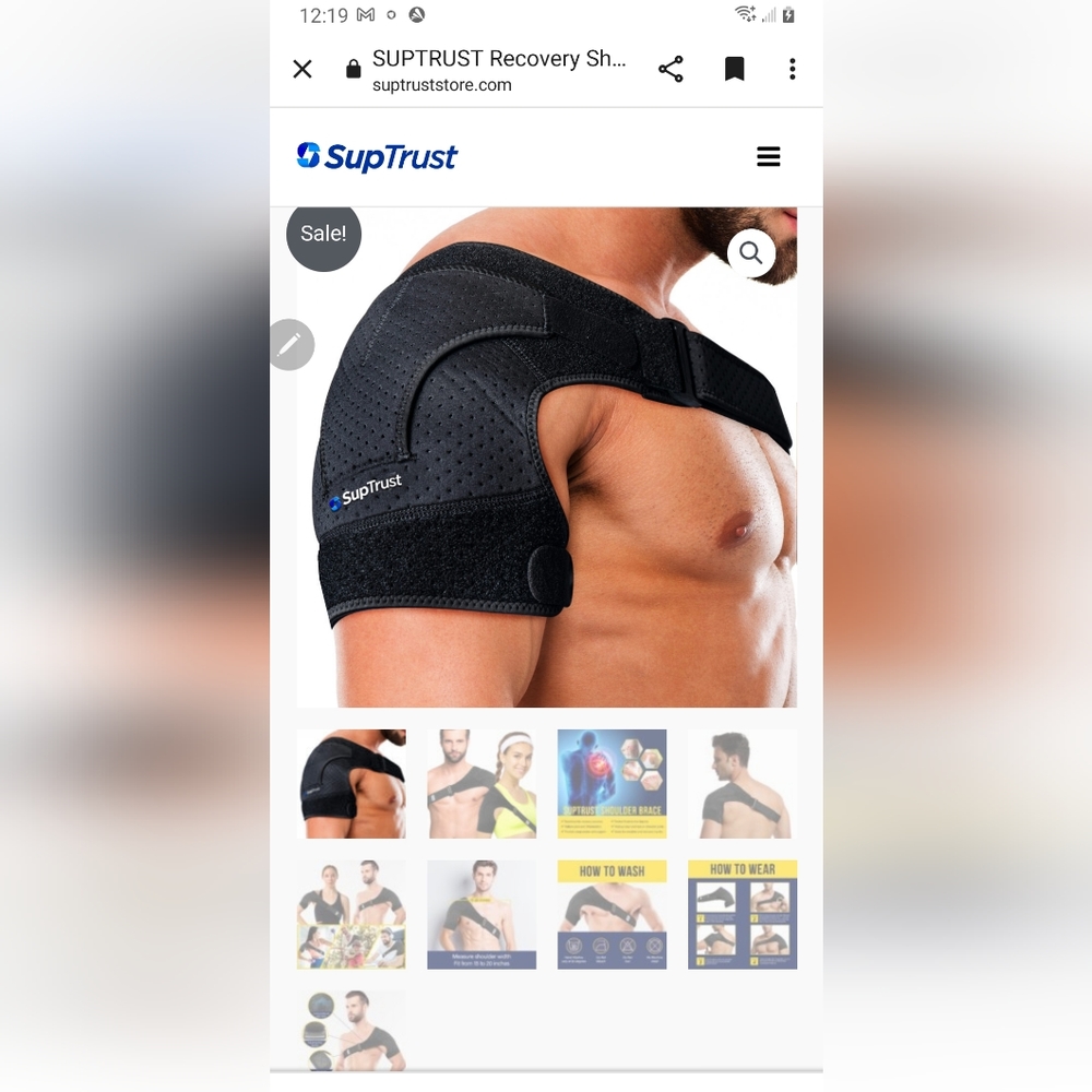 SupTrust shoulder recovery